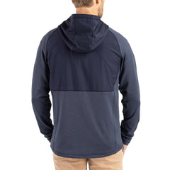 Chicago Bears Cutter & Buck Peshastin Eco Fleece Recycled Raglan Full-Zip Tri-Blend Hybrid Jacket | NFL New