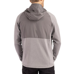 New York Giants Cutter & Buck Peshastin Eco Fleece Recycled Raglan Full-Zip Tri-Blend Hybrid Jacket | NFL US