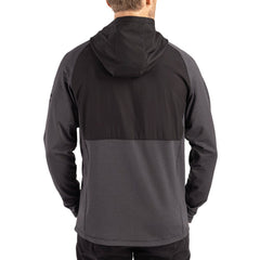 Philadelphia Eagles Cutter & Buck Peshastin Eco Fleece Recycled Raglan Full-Zip Tri-Blend Hybrid Jacket | NFL New