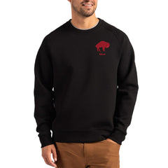 Buffalo Bills Cutter & Buck Throwback Roam Recycled Raglan Pullover Sweatshirt | NFL Online