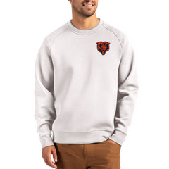 Chicago Bears Cutter & Buck Throwback Roam Recycled Raglan Pullover Sweatshirt | NFL Outlet