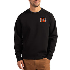 Cincinnati Bengals Cutter & Buck Primary Logo Roam Recycled Raglan Pullover Sweatshirt | NFL Sale