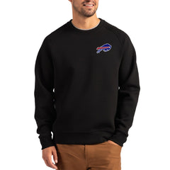 Buffalo Bills Cutter & Buck Primary Logo Roam Recycled Raglan Pullover Sweatshirt | NFL On sale