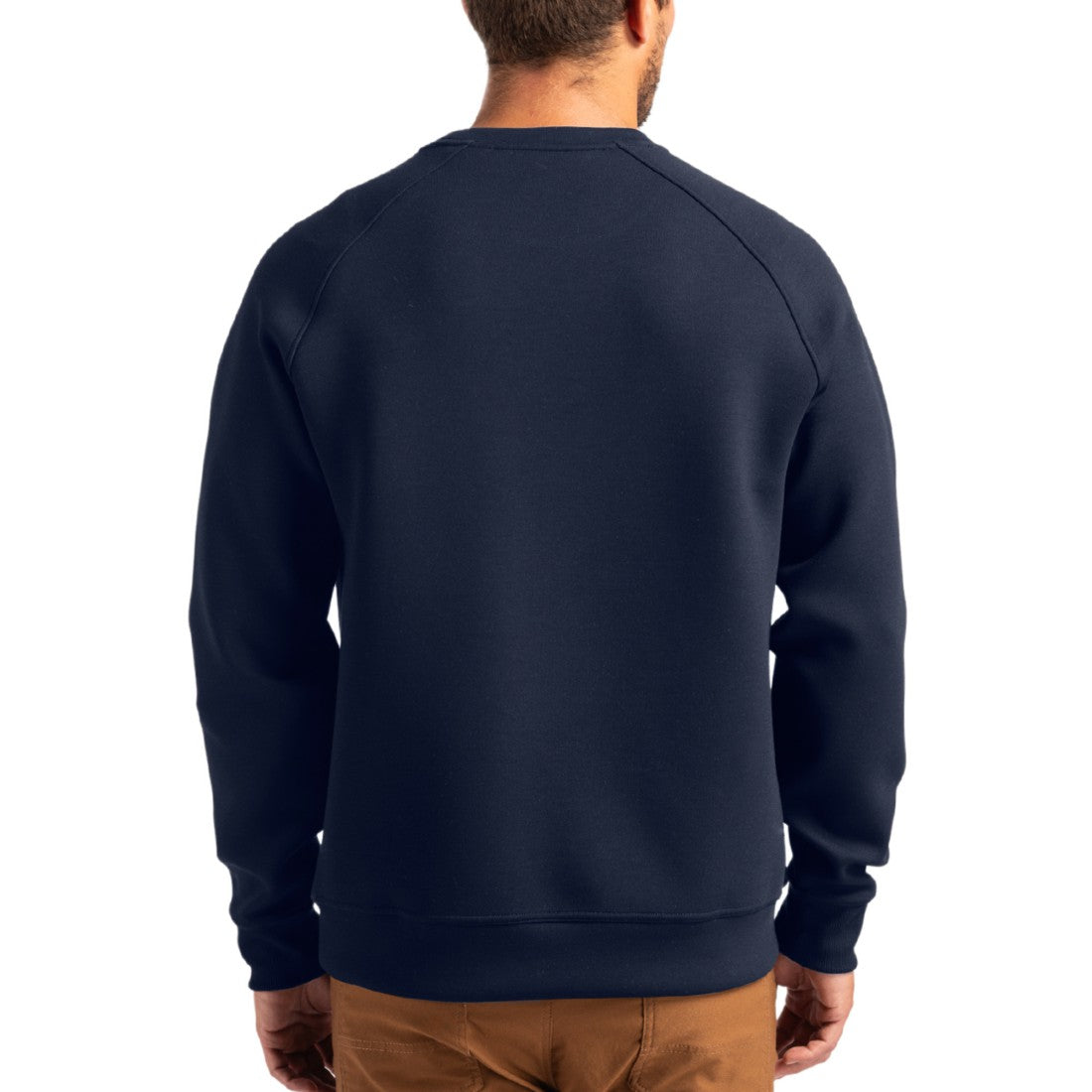 Houston Texans Cutter & Buck Helmet Roam Recycled Raglan Pullover Sweatshirt | NFL Discount