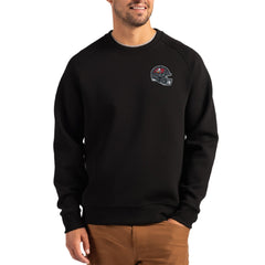 Tampa Bay Buccaneers Cutter & Buck Helmet Roam Recycled Raglan Pullover Sweatshirt | NFL Online