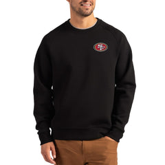 San Francisco 49ers Cutter & Buck Primary Logo Roam Recycled Raglan Pullover Sweatshirt | NFL New