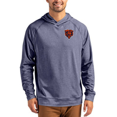 Chicago Bears Cutter & Buck Adapt Knit Recycled Raglan Pullover Hoodie | NFL New