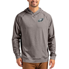 Philadelphia Eagles Cutter & Buck Adapt Knit Recycled Raglan Pullover Hoodie | NFL US