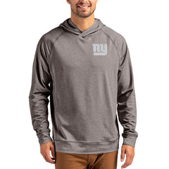 New York Giants Cutter & Buck Adapt Knit Recycled Raglan Pullover Hoodie | NFL Sale