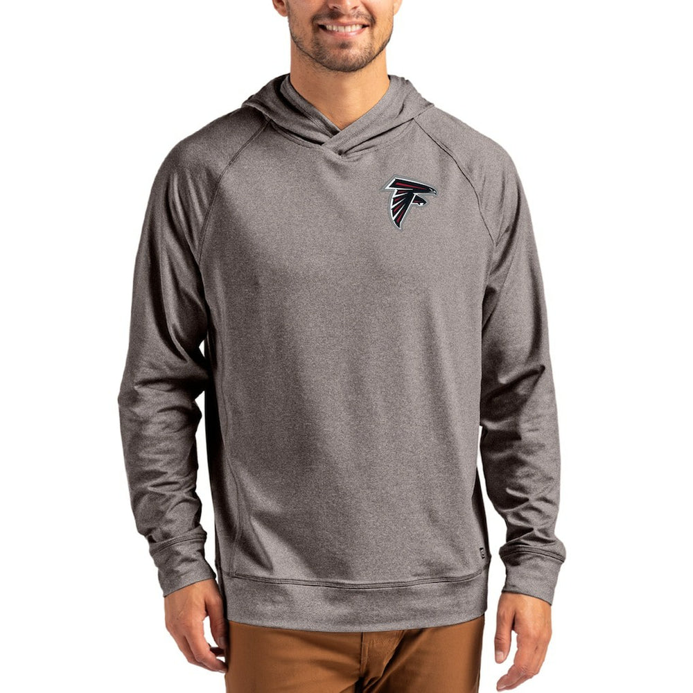Atlanta Falcons Cutter & Buck Adapt Knit Recycled Raglan Pullover Hoodie | NFL Sale