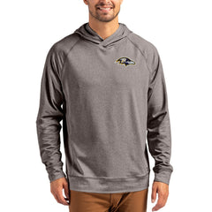 Baltimore Ravens Cutter & Buck Adapt Knit Recycled Raglan Pullover Hoodie | NFL On sale