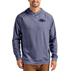 Baltimore Ravens Cutter & Buck Adapt Americana Knit Recycled Raglan Pullover Hoodie | NFL Online