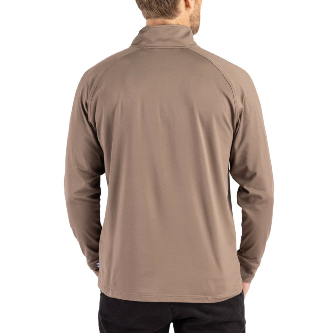 Houston Texans Cutter & Buck Adapt Eco Knit Stretch Recycled Quarter-Zip Pullover | NFL Online