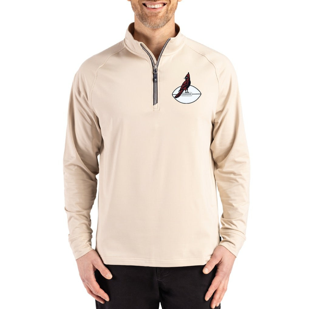 Arizona Cardinals Cutter & Buck Throwback Logo Adapt Eco Knit Stretch Recycled Quarter-Zip Pullover | NFL Near me