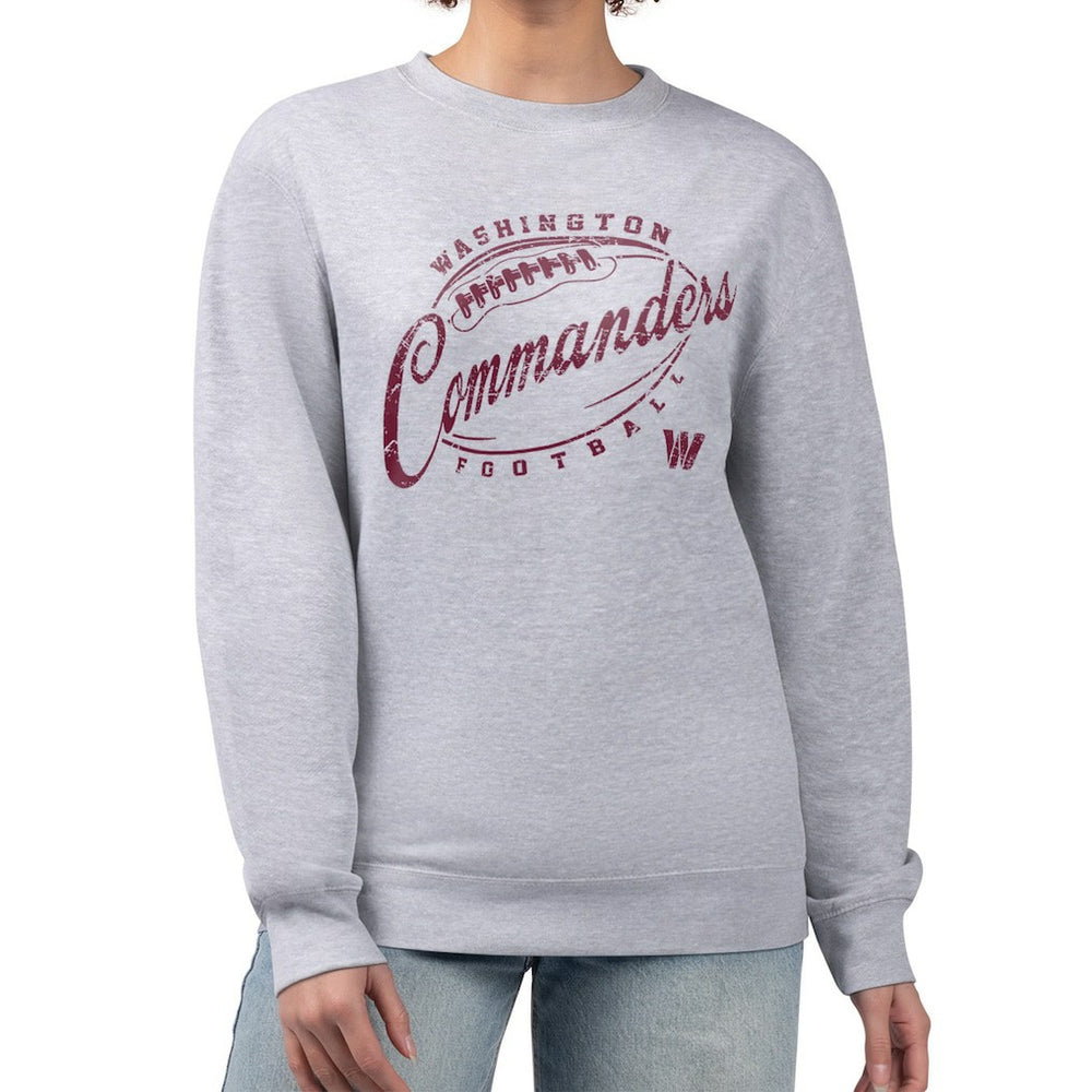 Washington Commanders G-III 4Her by Carl Banks Women's Distressed Graphics Fleece Pullover Sweatshirt | NFL Sale