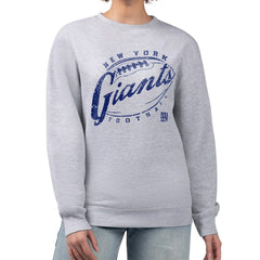 New York Giants G-III 4Her by Carl Banks Women's Distressed Graphics Fleece Pullover Sweatshirt | NFL Near me