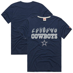 Dallas Cowboys Homage Unisex NFL ASL Collection by Love Sign Tri-Blend T-Shirt | NFL Discount