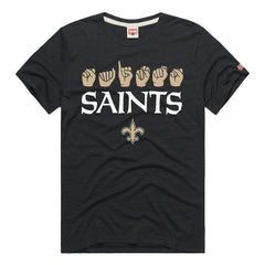 New Orleans Saints Homage Unisex NFL ASL Collection by Love Sign Tri-Blend T-Shirt | NFL New