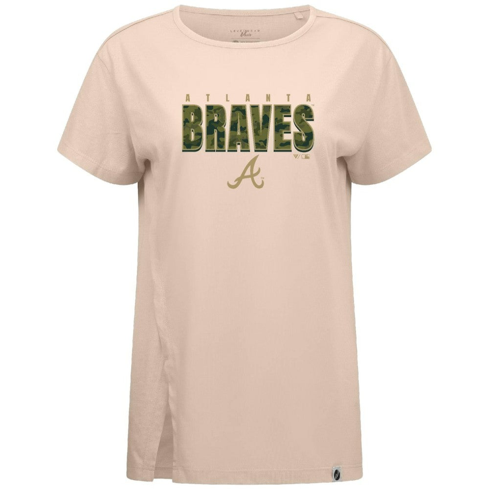 Atlanta Braves Levelwear Women's Influx Protect W T-Shirt - MLB T-shirts