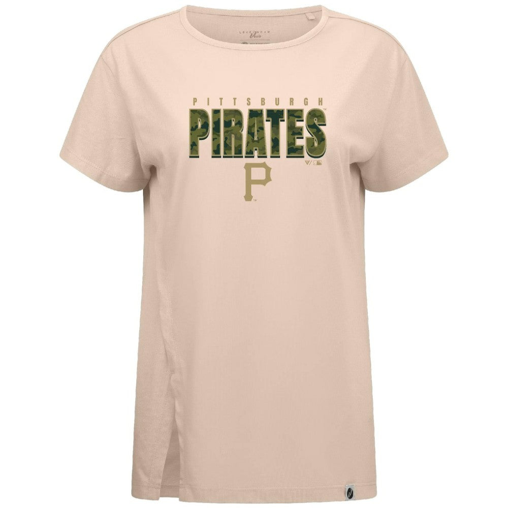 Pittsburgh Pirates Levelwear Women's Influx Protect W T-Shirt - MLB T-shirts