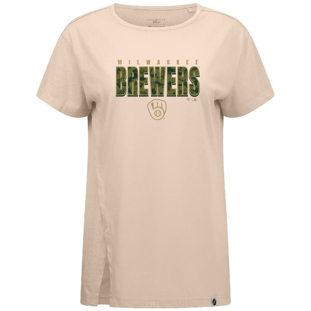 Milwaukee Brewers Levelwear Women's Influx Protect W T-Shirt - MLB T-shirts