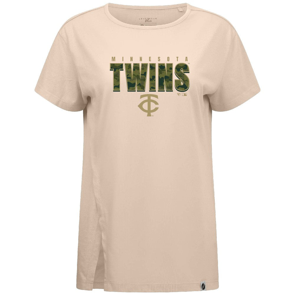 Minnesota Twins Levelwear Women's Influx Protect W T-Shirt - MLB T-shirts