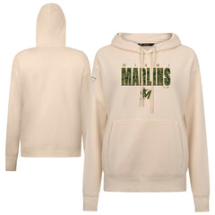 Miami Marlins Levelwear Women's Adorn Protect W Pullover Hoodie - MLB Hoodies