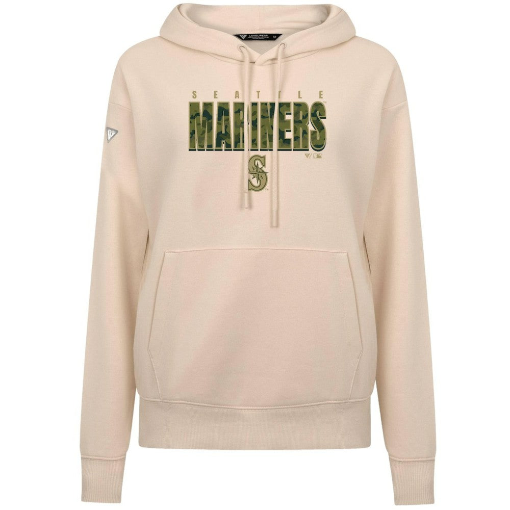 Seattle Mariners Levelwear Women's Adorn Protect W Pullover Hoodie - MLB Hoodies