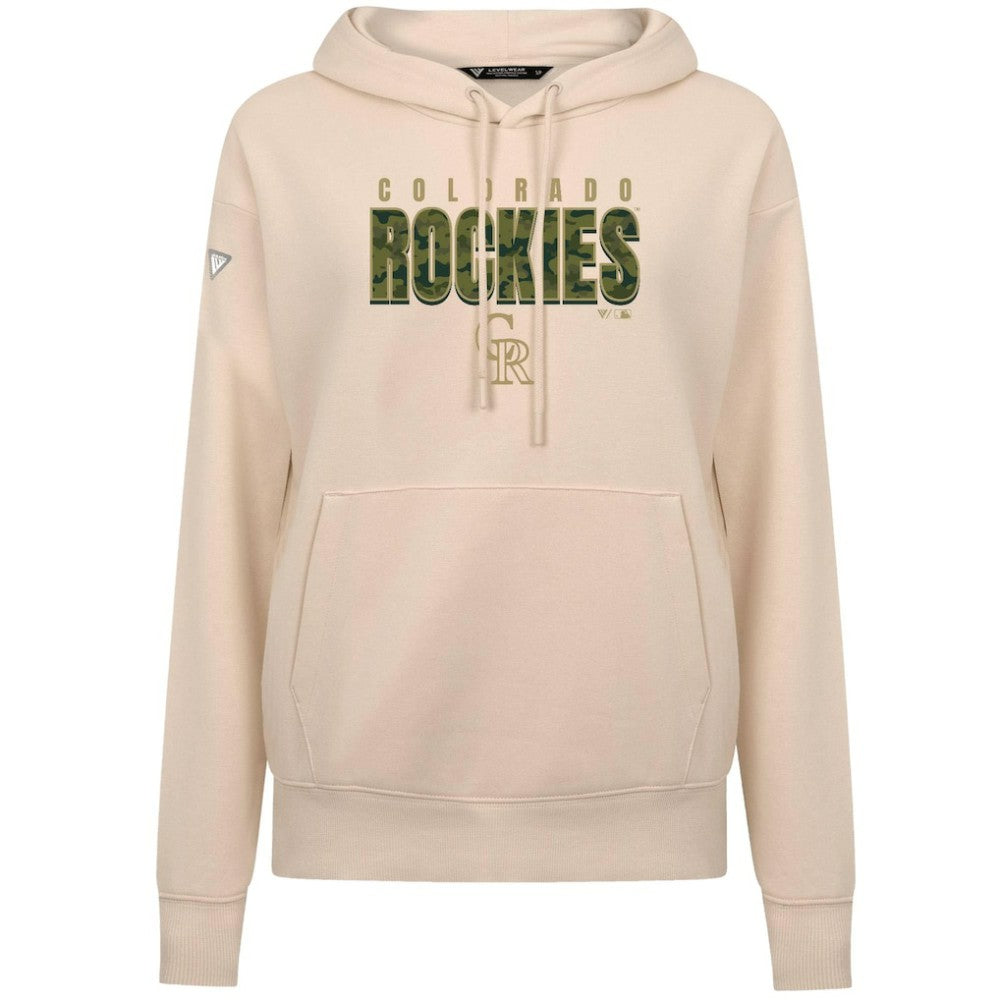 Colorado Rockies Levelwear Women's Adorn Protect W Pullover Hoodie - MLB Hoodies