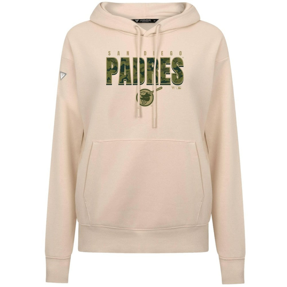 San Diego Padres Levelwear Women's Adorn Protect W Pullover Hoodie - MLB Hoodies
