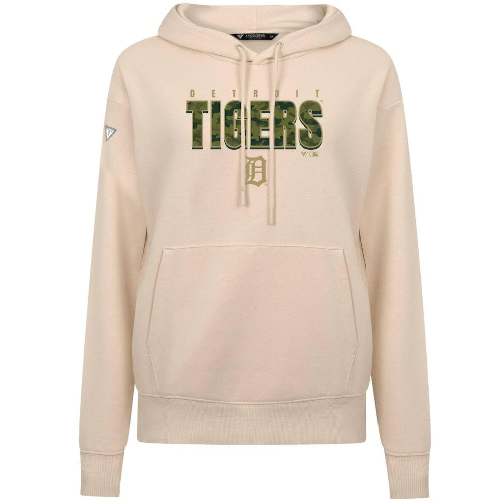 Detroit Tigers Levelwear Women's Adorn Protect W Pullover Hoodie - MLB Hoodies
