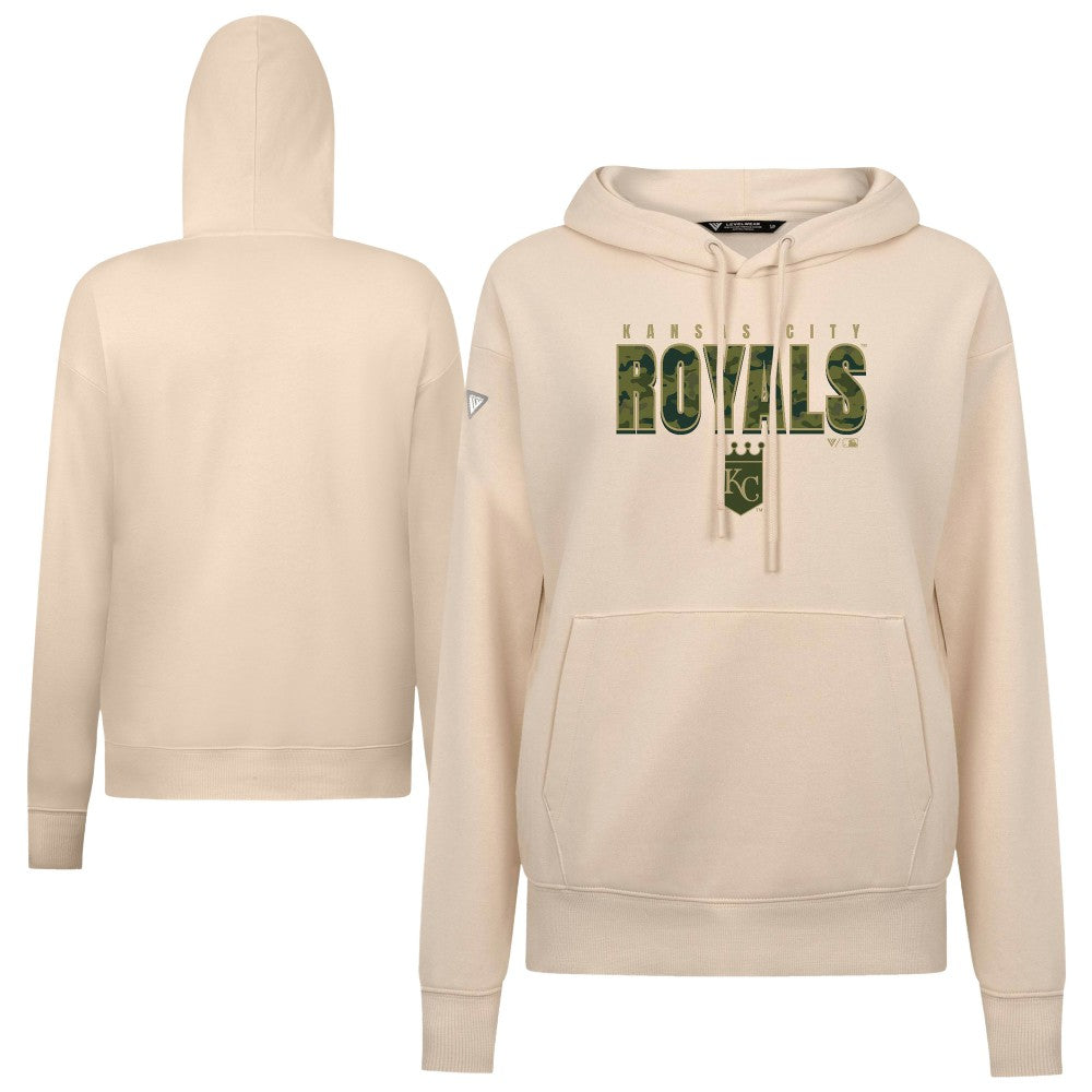 Kansas City Royals Levelwear Women's Adorn Protect W Pullover Hoodie - MLB Hoodies