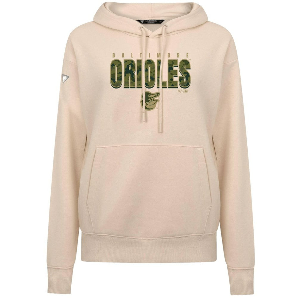 Baltimore Orioles Levelwear Women's Adorn Protect W Pullover Hoodie - MLB Hoodies