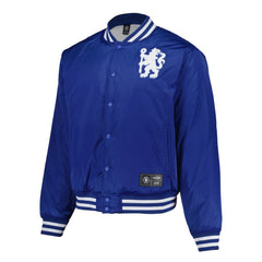 Chelsea Collegiate Sateen Full-Snap Jacket