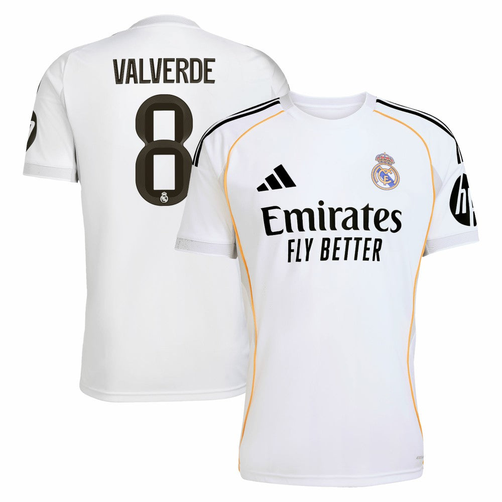 Federico Valverde Real Madrid 2025/26 Home Replica Jersey