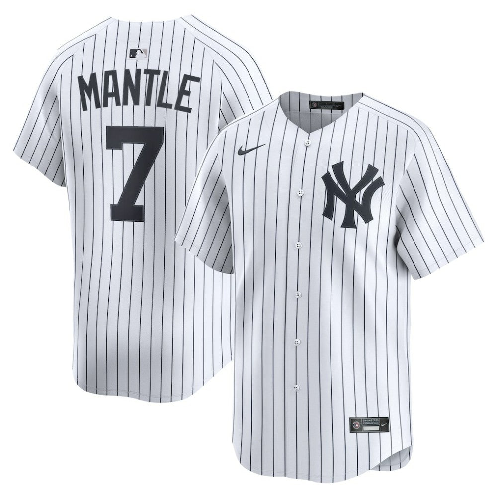 Mickey Mantle New York Yankees Nike Home Limited Player Jersey - MLB Jerseys