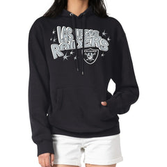 Las Vegas Raiders Starter Women's Fireworks Fleece Pullover Hoodie | NFL Near me