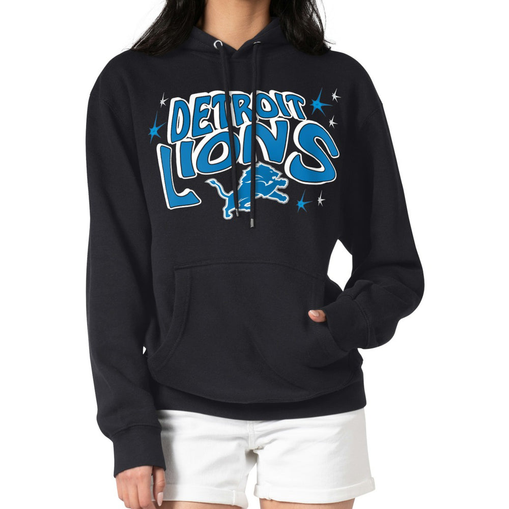 Detroit Lions Starter Women's Fireworks Fleece Pullover Hoodie | NFL New