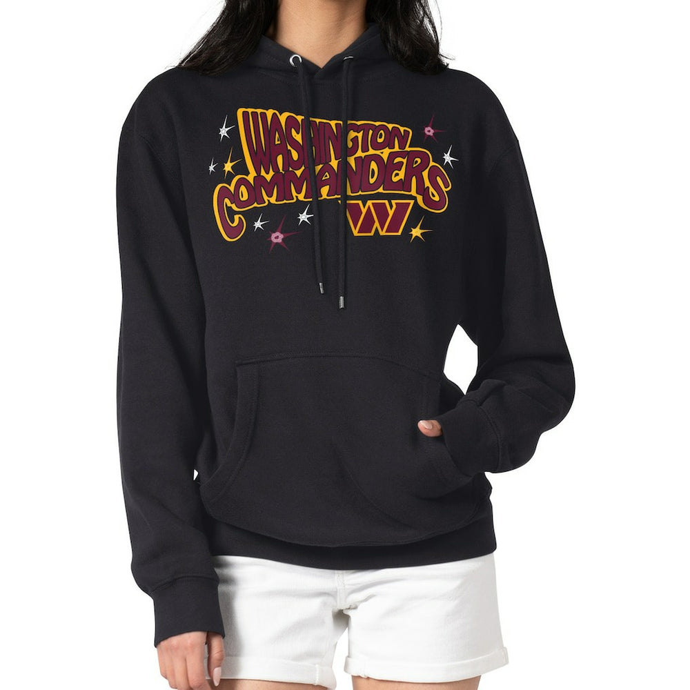 Washington Commanders Starter Women's Fireworks Fleece Pullover Hoodie | NFL Discount