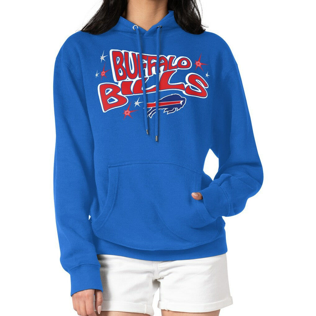 Buffalo Bills Starter Women's Fireworks Fleece Pullover Hoodie | NFL On sale