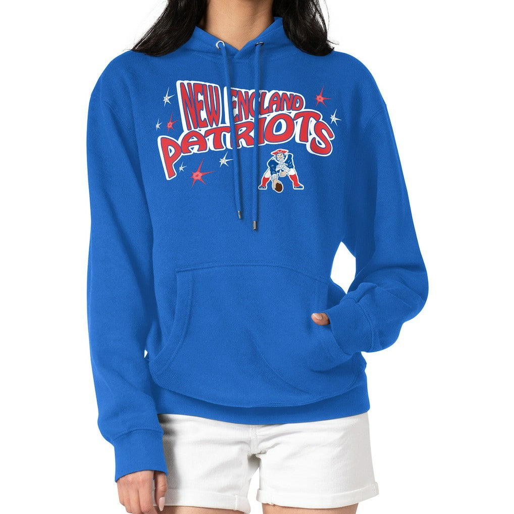 New England Patriots Starter Women's Fireworks Fleece Pullover Hoodie | NFL On sale