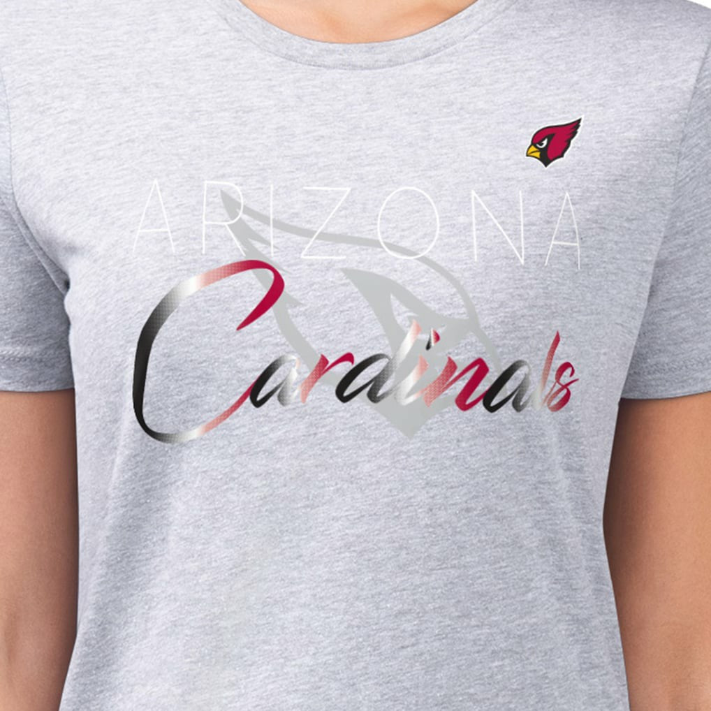 Arizona Cardinals G-III 4Her by Carl Banks Women's Super-Slim Fit Lightweight Shadow Logo T-Shirt | NFL US