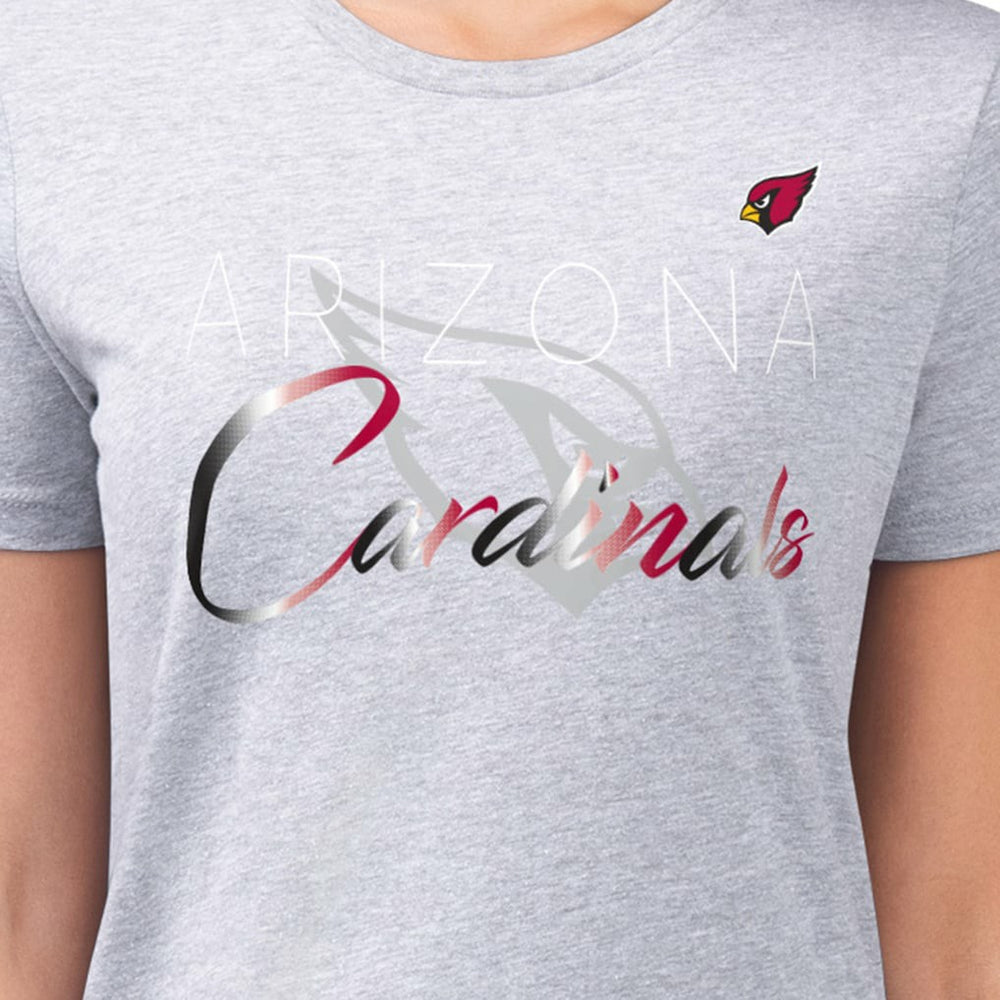 Arizona Cardinals G-III 4Her by Carl Banks Women's Super-Slim Fit Lightweight Shadow Logo T-Shirt | NFL US