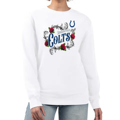 Indianapolis Colts G-III 4Her by Carl Banks Women's Roses Fleece Tri-Blend Pullover Sweatshirt | NFL Near me