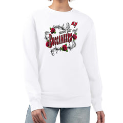 Tampa Bay Buccaneers G-III 4Her by Carl Banks Women's Roses Fleece Tri-Blend Pullover Sweatshirt | NFL On sale
