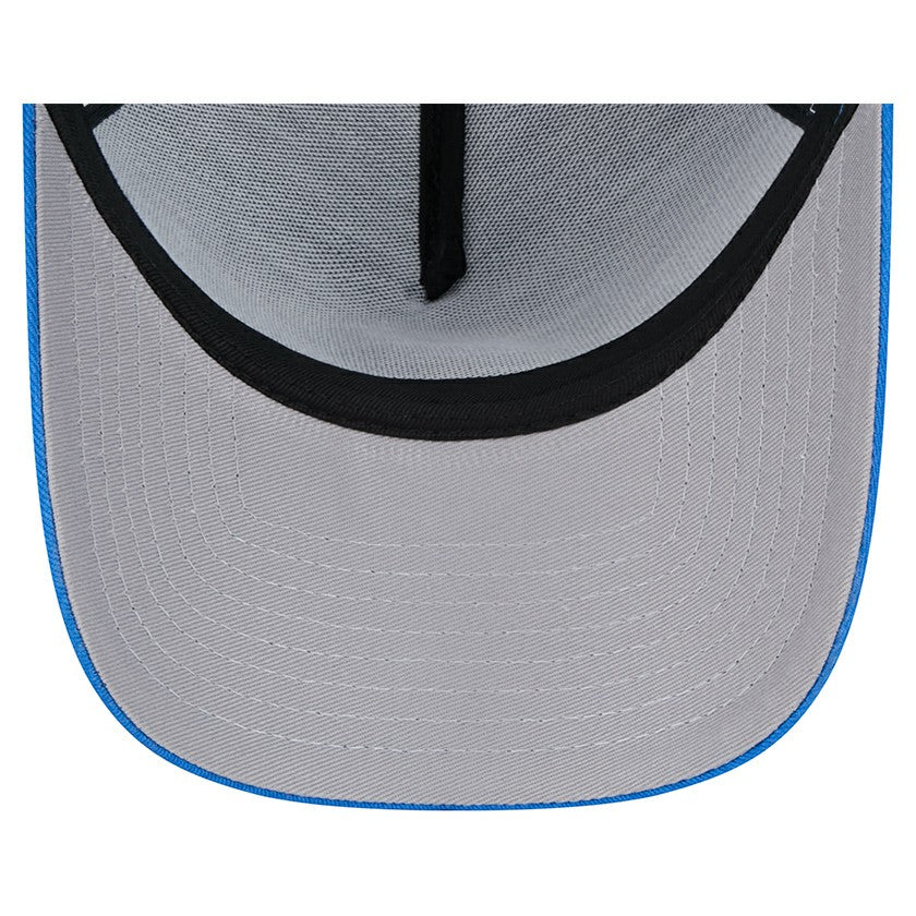 Blue Oklahoma City Thunder Core Logo Foam Front A-Frame 9FORTY Adjustable Trucker Hat | NBA