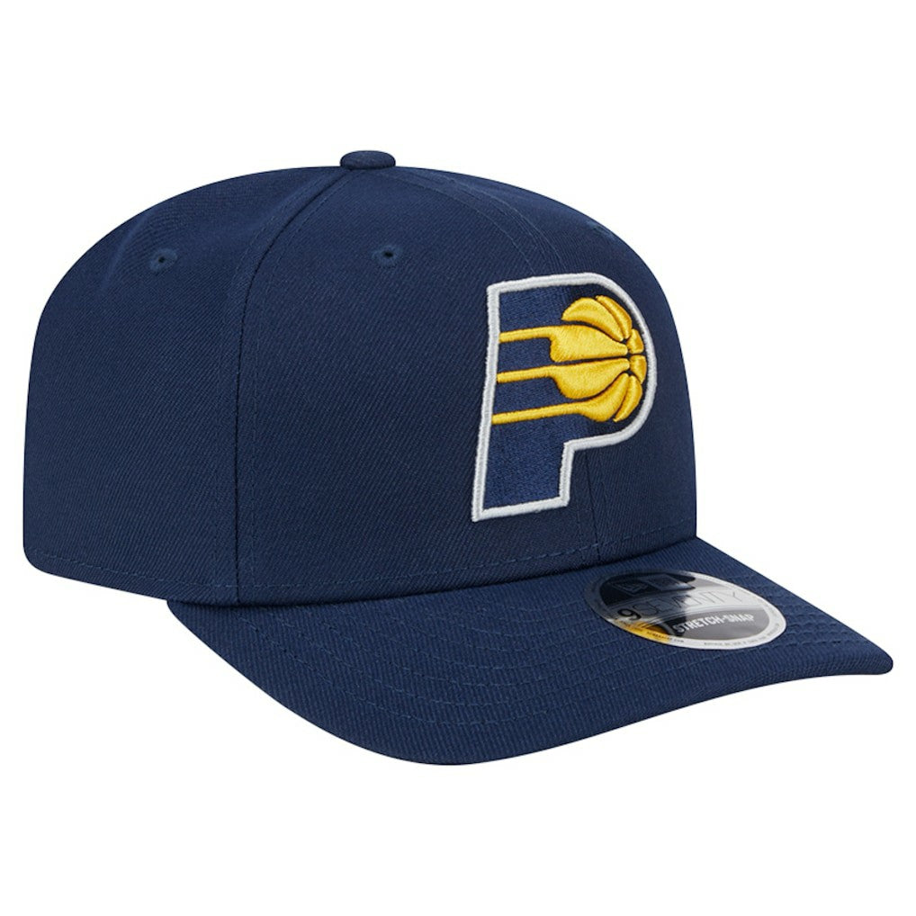 Navy Indiana Pacers Core Logo 9SEVENTY Stretch-Snap Hat | NBA