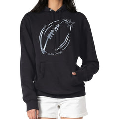 Dallas Cowboys G-III 4Her by Carl Banks Women's Metallic Print Football Sketch Fleece Pullover Hoodie | NFL Discount
