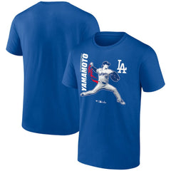 Yoshinobu Yamamoto Los Angeles Dodgers Player Graphic T-Shirt - MLB T-shirts