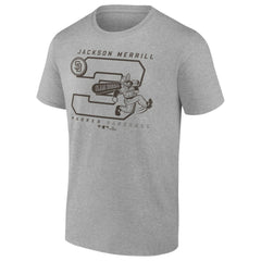 Jackson Merrill San Diego Padres Player Graphic T-Shirt - MLB T-shirts